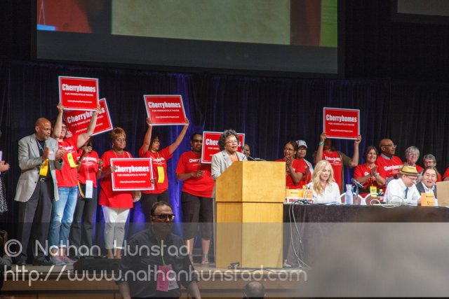 Former mayor Sharon Sayles-Belton at the 2013 Minneapolis DFL Co